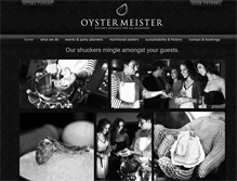 Tablet Screenshot of oystermeister.com